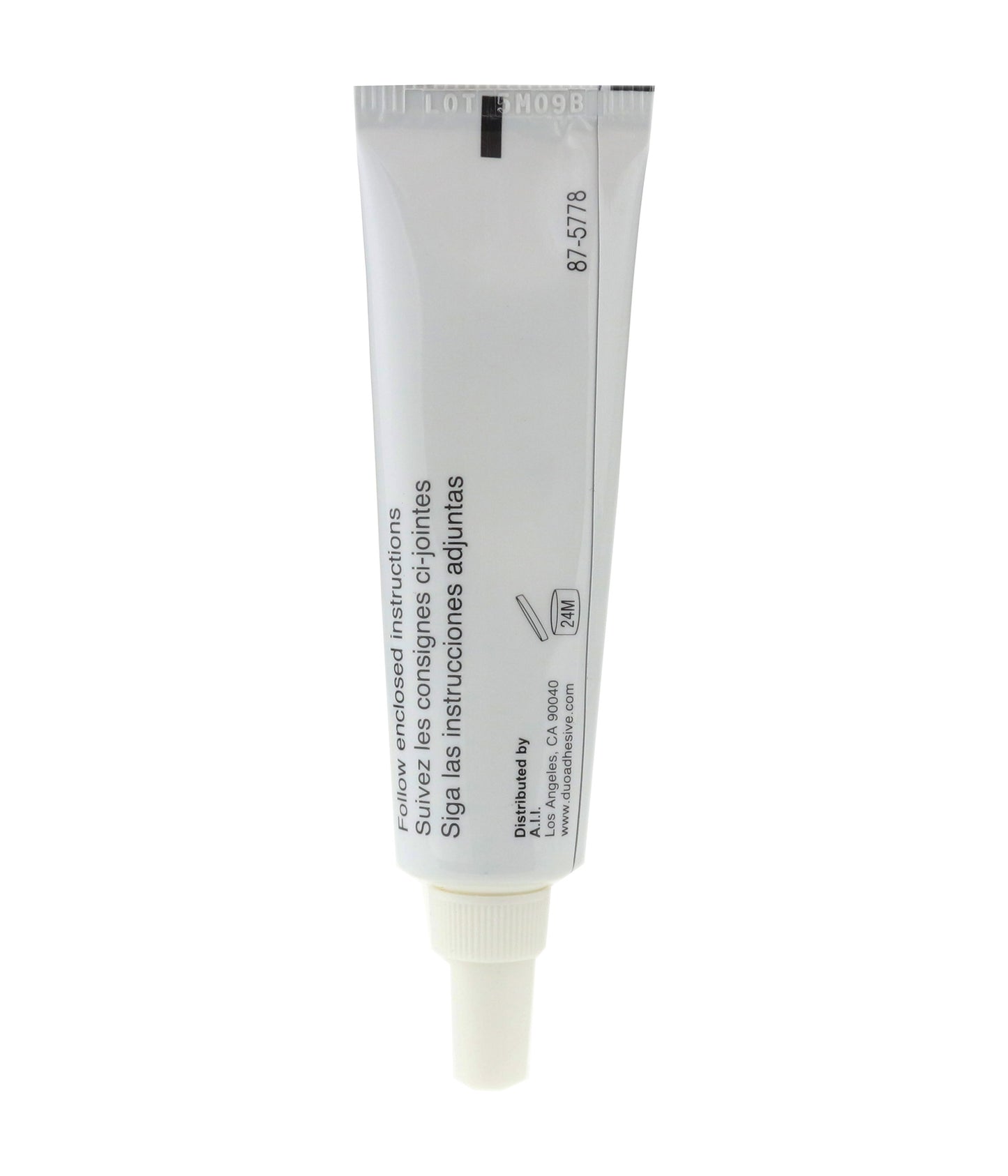 World's #1 Adhesive Brush On Adhesive 'White/Clear' Striplash Adhesive mL