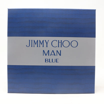 Jimmy Choo Man Blue Eau De Toilette 4-Pcs Gift Set  / New With Box