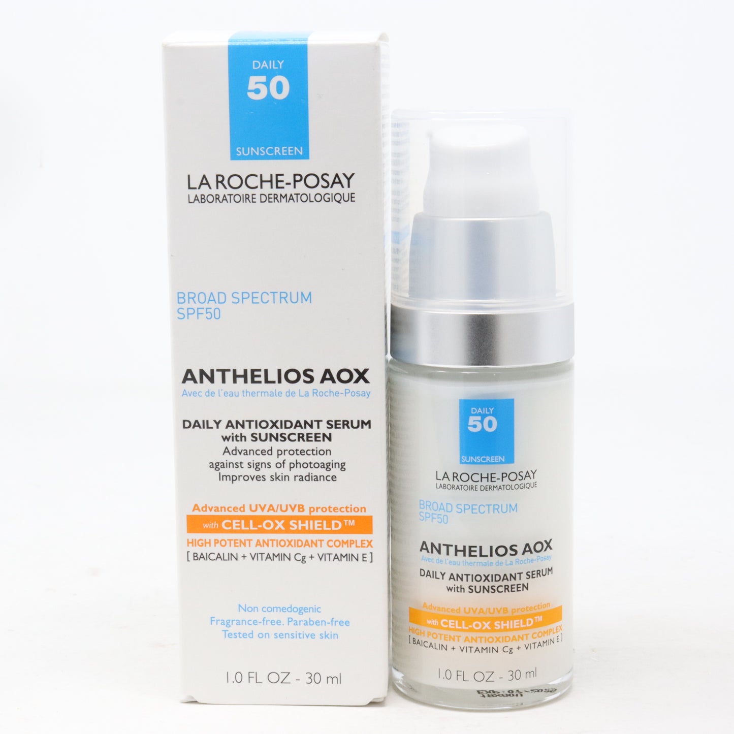 Anthelios Aox Antioxidant Face Serum With Sunscreen Spf 50 30 ml