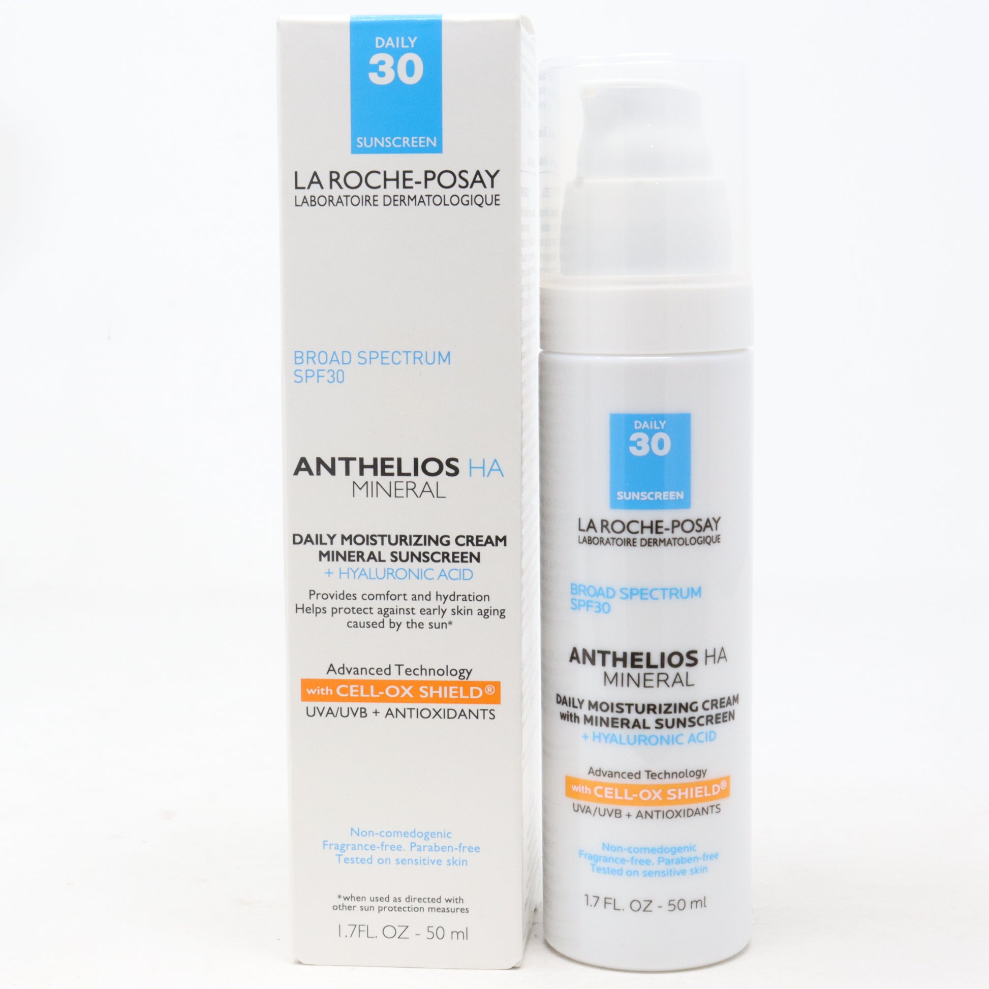 Anthelios Ha Mineral Spf Moisturizer With Hyaluronic Acid 50 ml