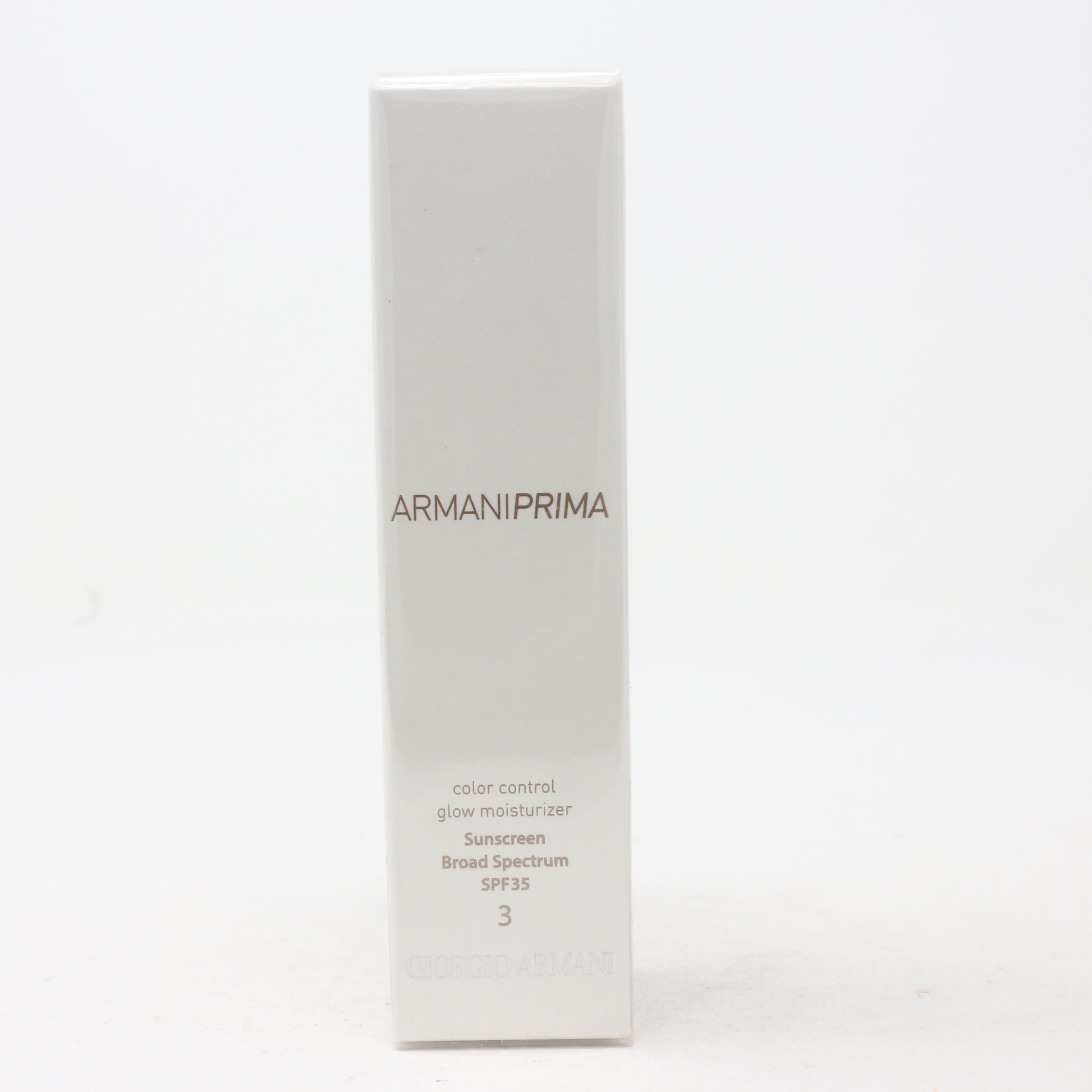 ARMANI hotsell PRIMA color control glow moisturizer shade 2 light