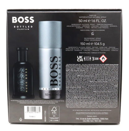 Hugo Boss Boss Bottled Parfum 2 Pcs Set  / New With Box