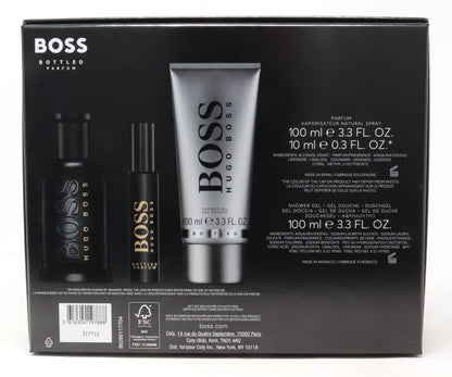 Hugo Boss Boss Bottled Parfum 3 Pcs Set  / New With Box