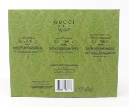 Gucci Guilty Eau De Parfum 3-Pc. Gift Set  / New With Box