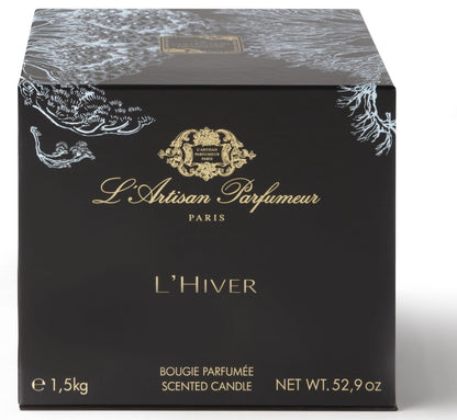 L'Artisan Parfumeur  L'Hiver Scented Candle 52.9oz/1.5kg New In Box