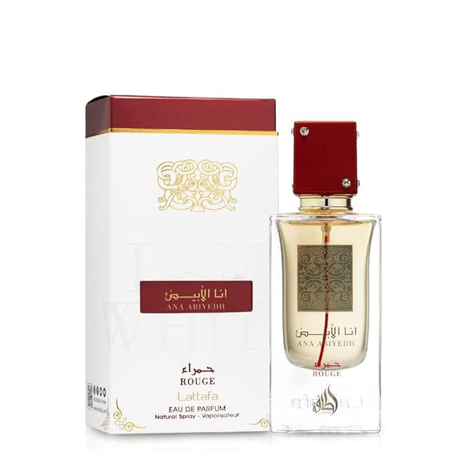 Ana Abiyedh Rouge by Lattafa Eau De Parfum 2.04oz/60ml Spray New With Box