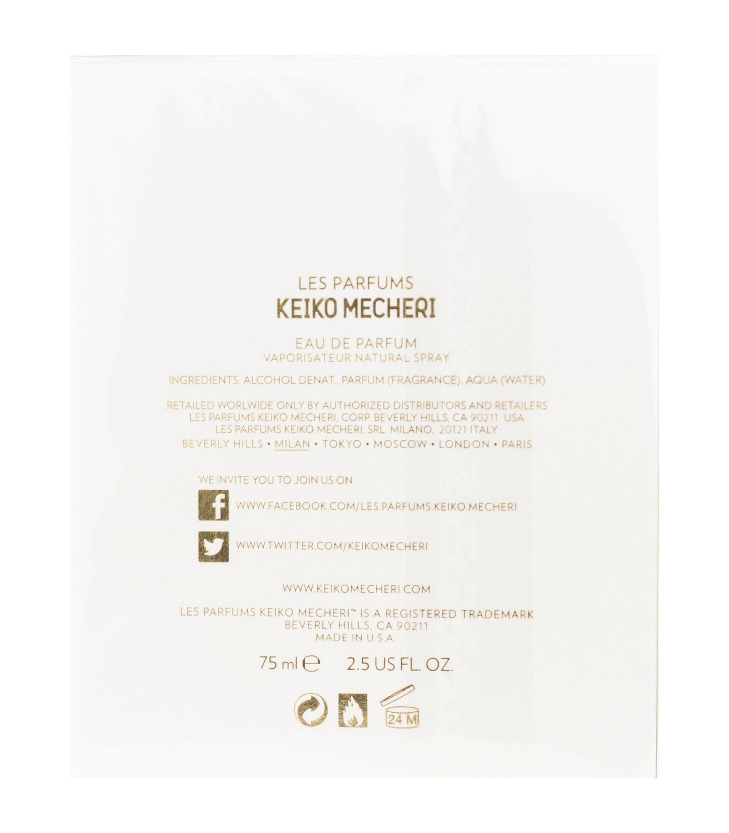 Keiko Mecheri 'Grenats' Eau De Parfum 2.5oz New In Box