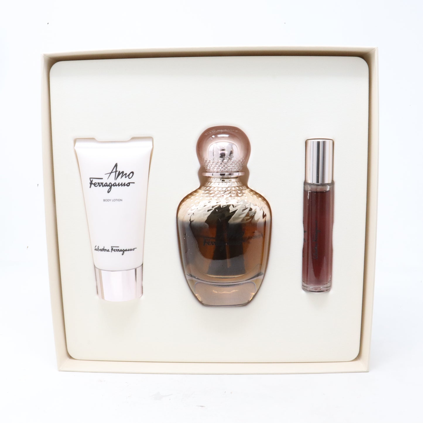 Salvatore Ferragamo Amo Ferragamo Eau De Parfum 3-Pcs Set  / New With Box