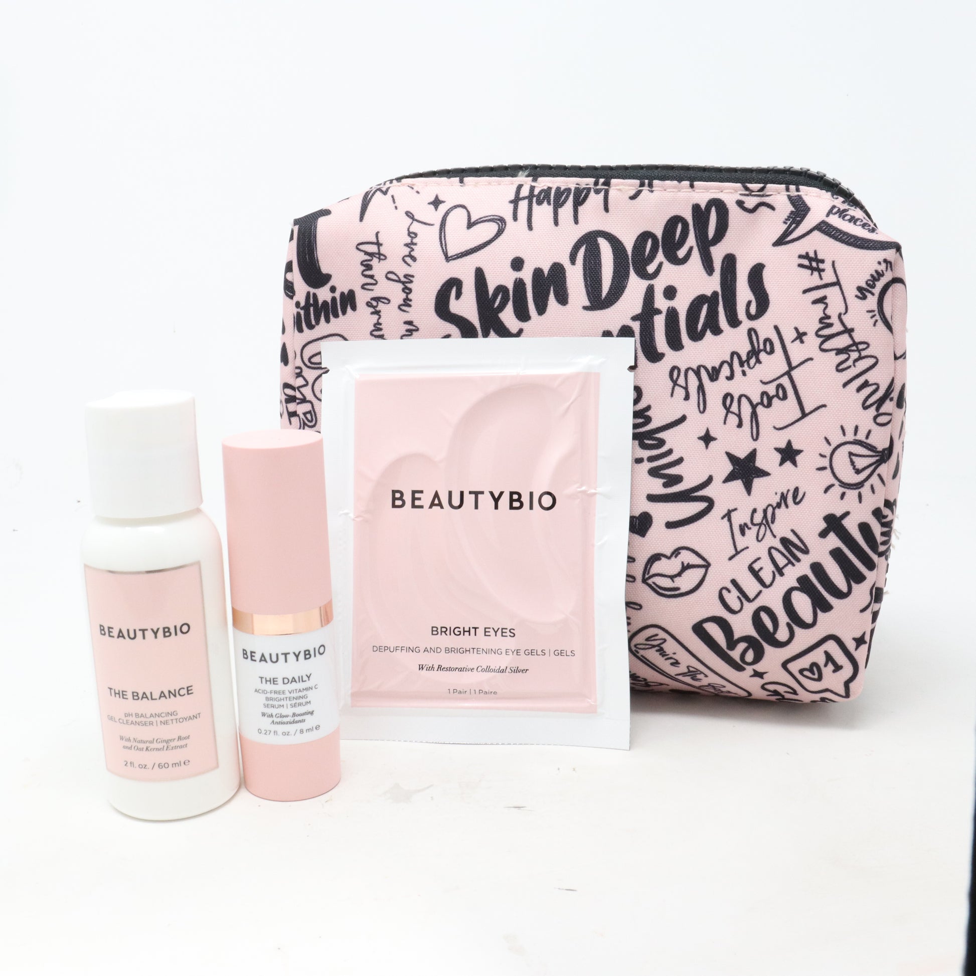 Cleanse, Depuff, Brighten 3-Pcs Skin Set