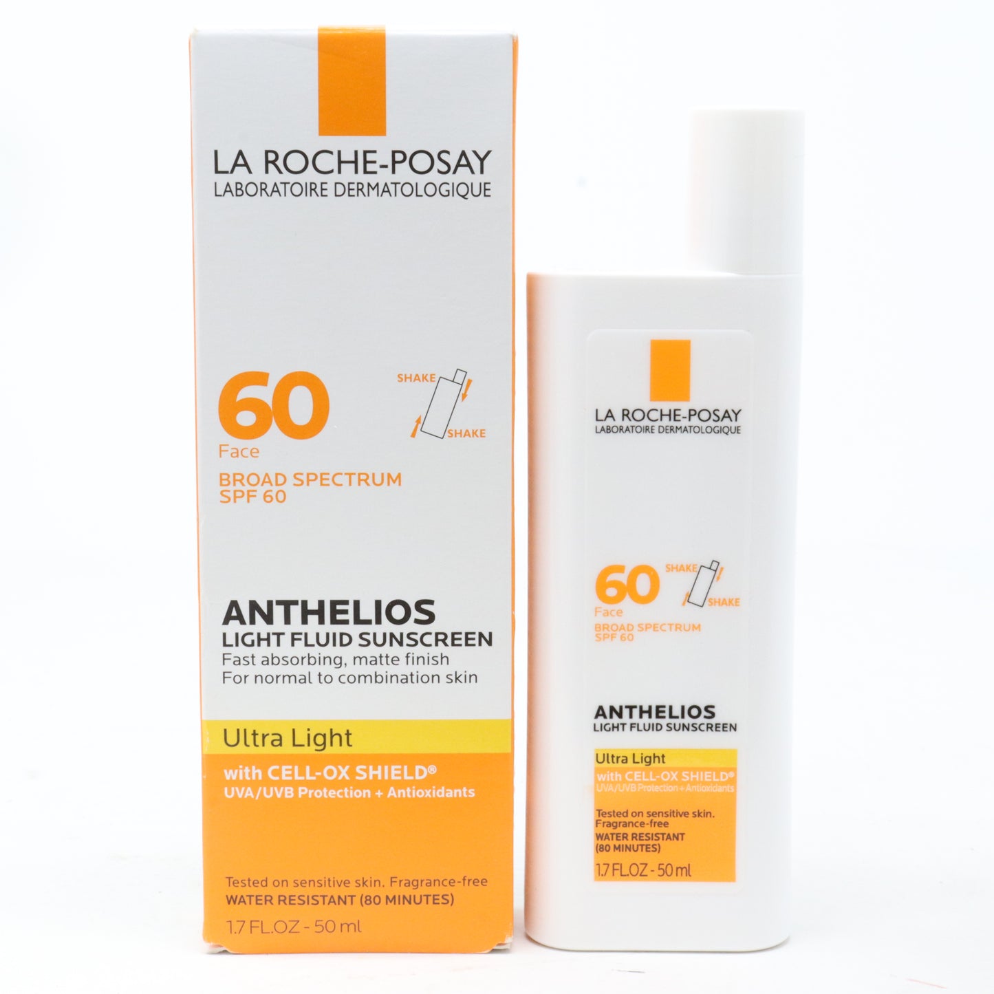 Anthelios Ultra-Light Fluid Face Sunscreen Spf 60 50 ml