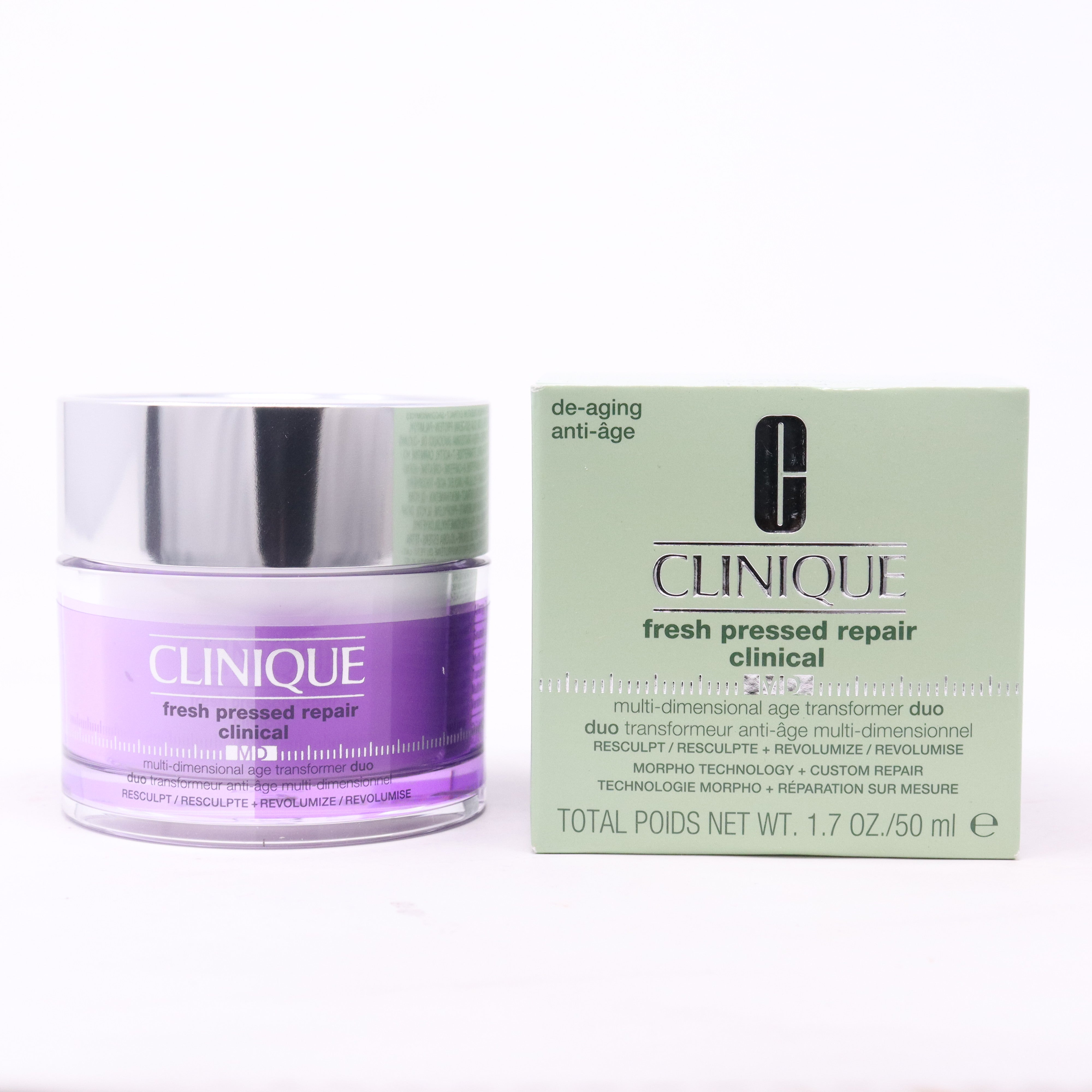 Clinique Fresh Pressed Repair outlets Clinical Anti Aging Resculpt-1.7 Oz