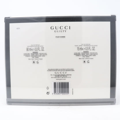 Gucci Guilty Pour Homme Eau De Parfum 2 Pcs Gift Set  / New With Box