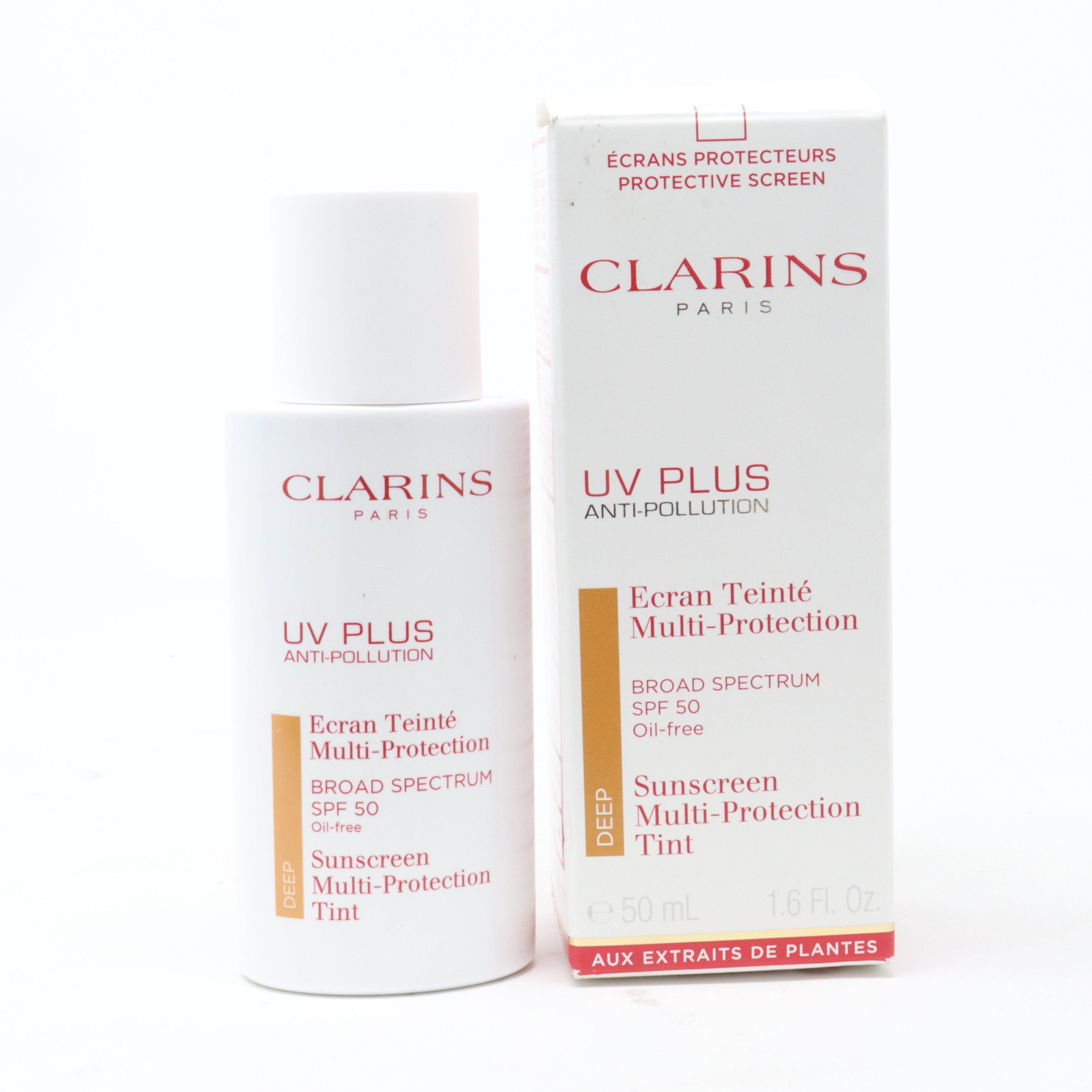 Clarins Tinted Sunscreen Deep New factory in box