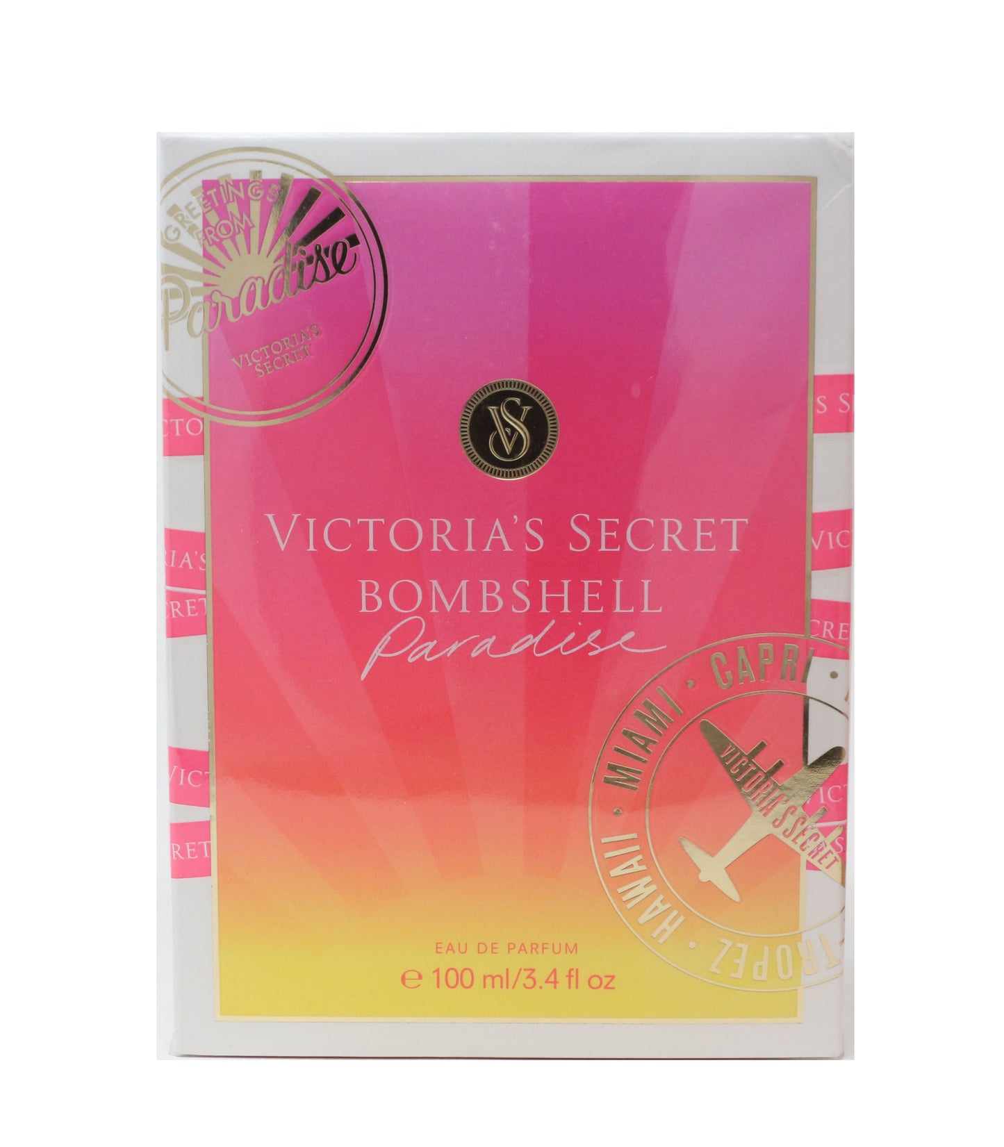 Victoria's Secret Bombshell Paradise Eau De Parfum 3.4oz/100ml  New In Box