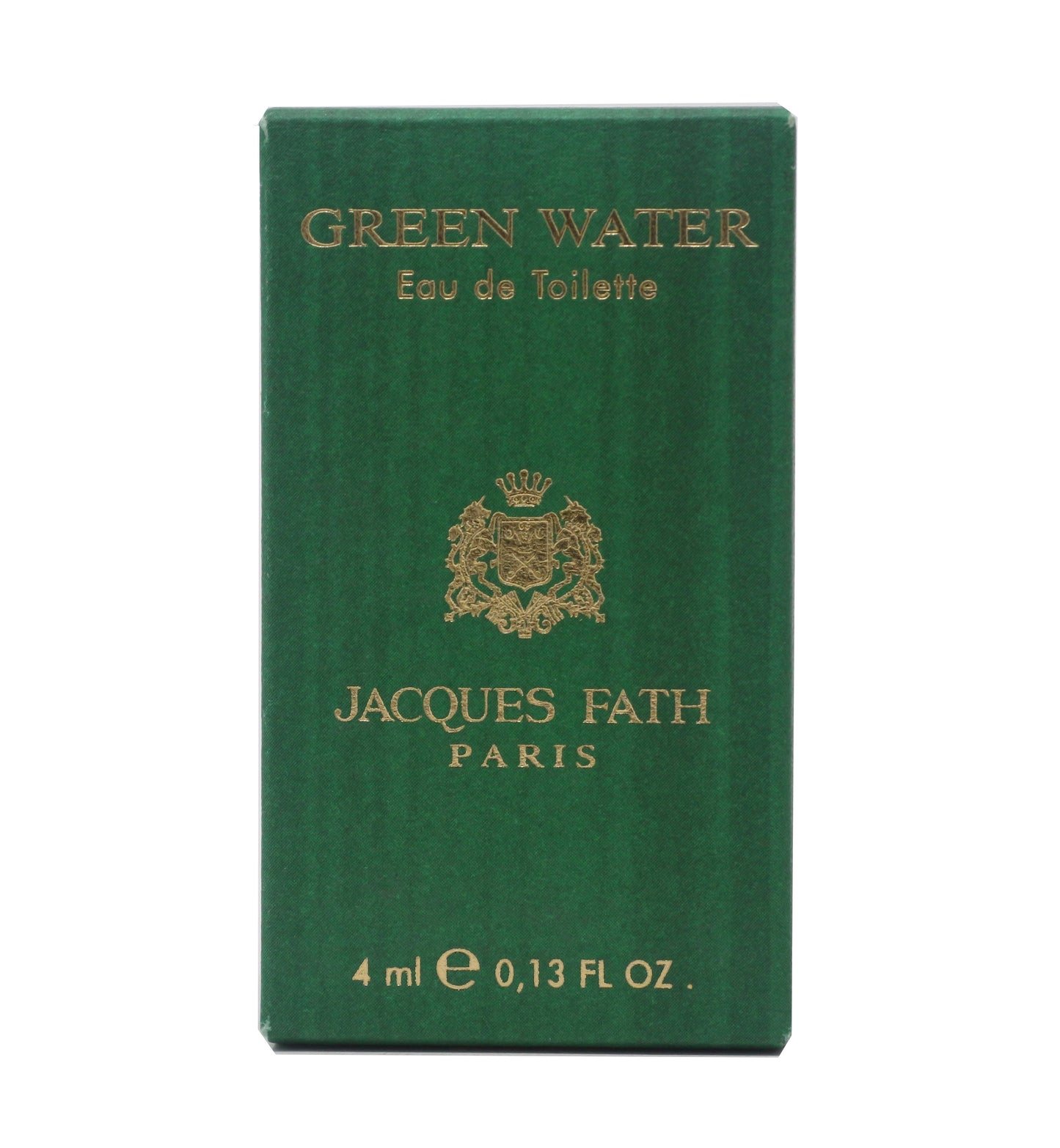 Green Water 90% Full Fill by Jacques Fath Eau De Toilette 0.13oz Splash