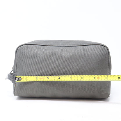 Clinique Men's Gray And Green Toiletry Bag  / New