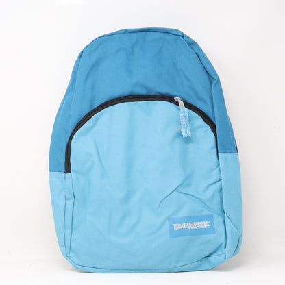 Blue Colorblock & Grey Backpack