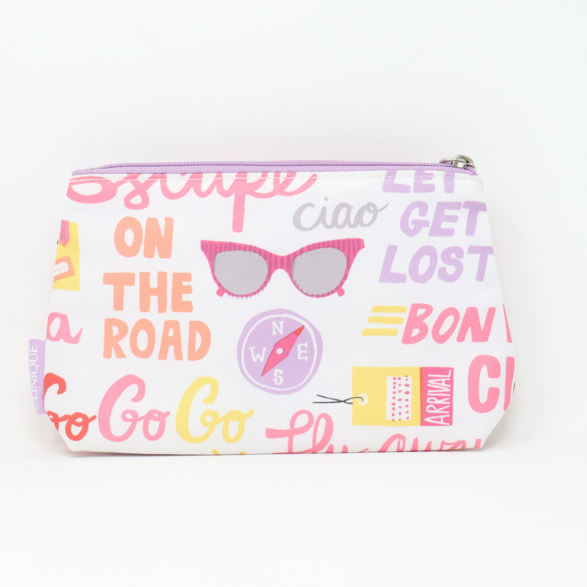 On The Road Colorful Cosmetic Bag