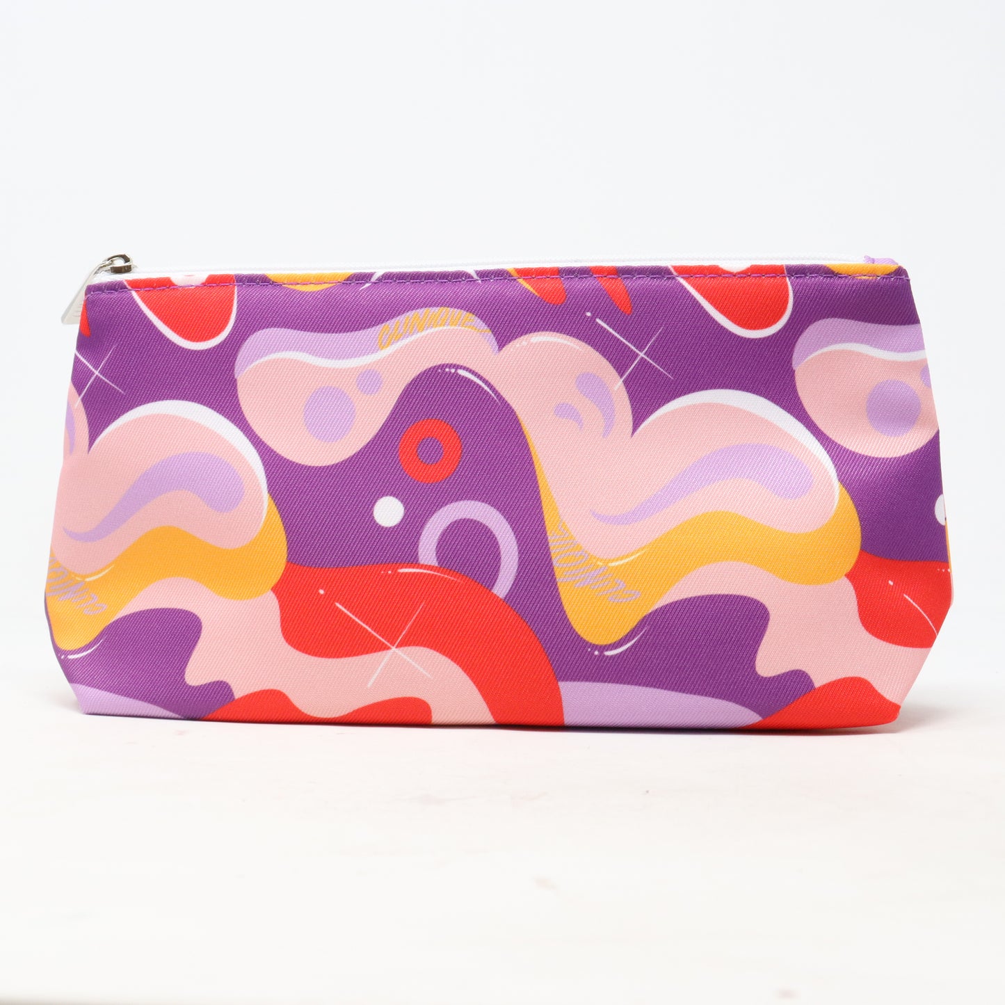 Purple Multi-Color Cosmetic Bag