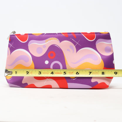 Clinique Purple Multi-Color Cosmetic Bag  / New