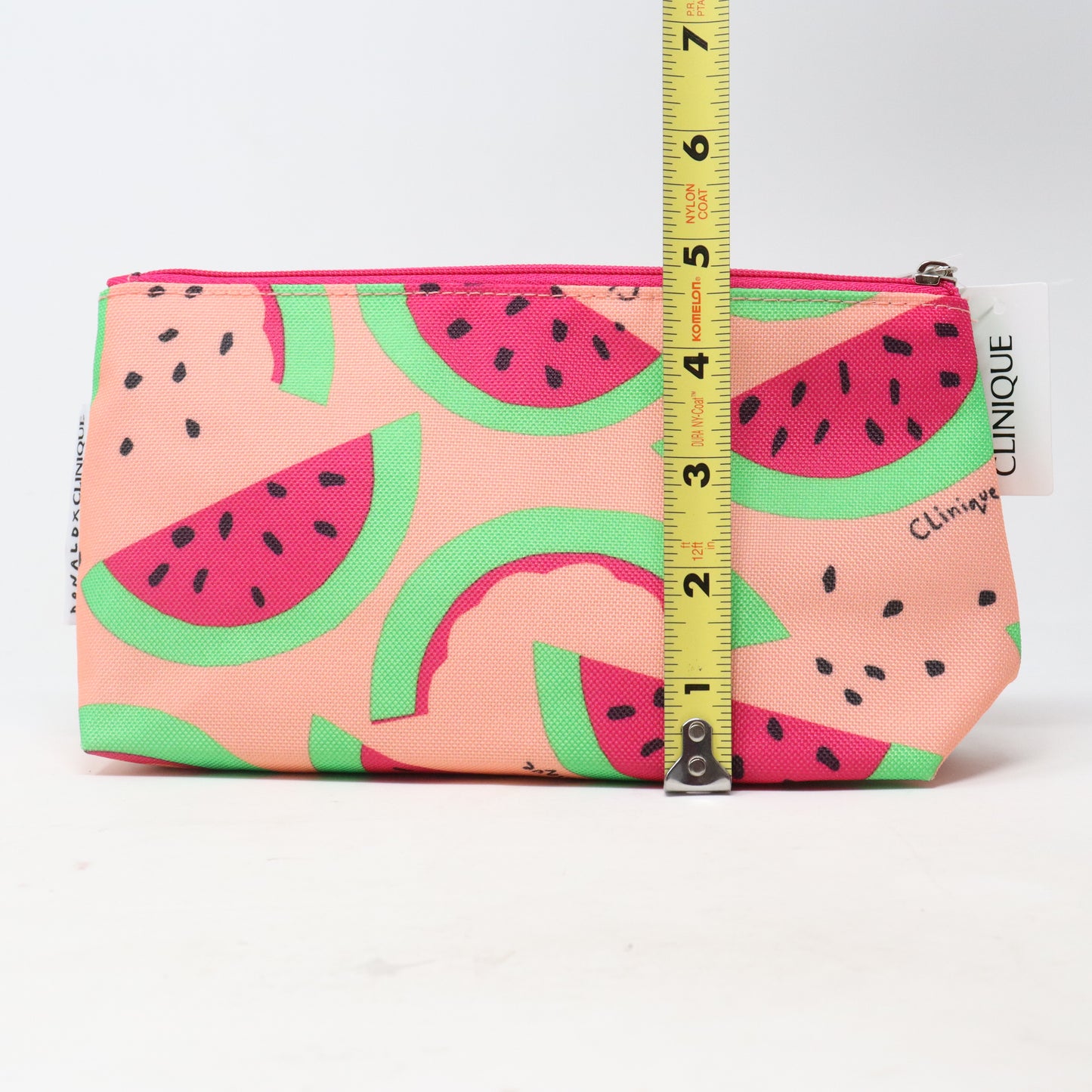 Clinique X Donald Watermelon Print Cosmetic Bag  / New