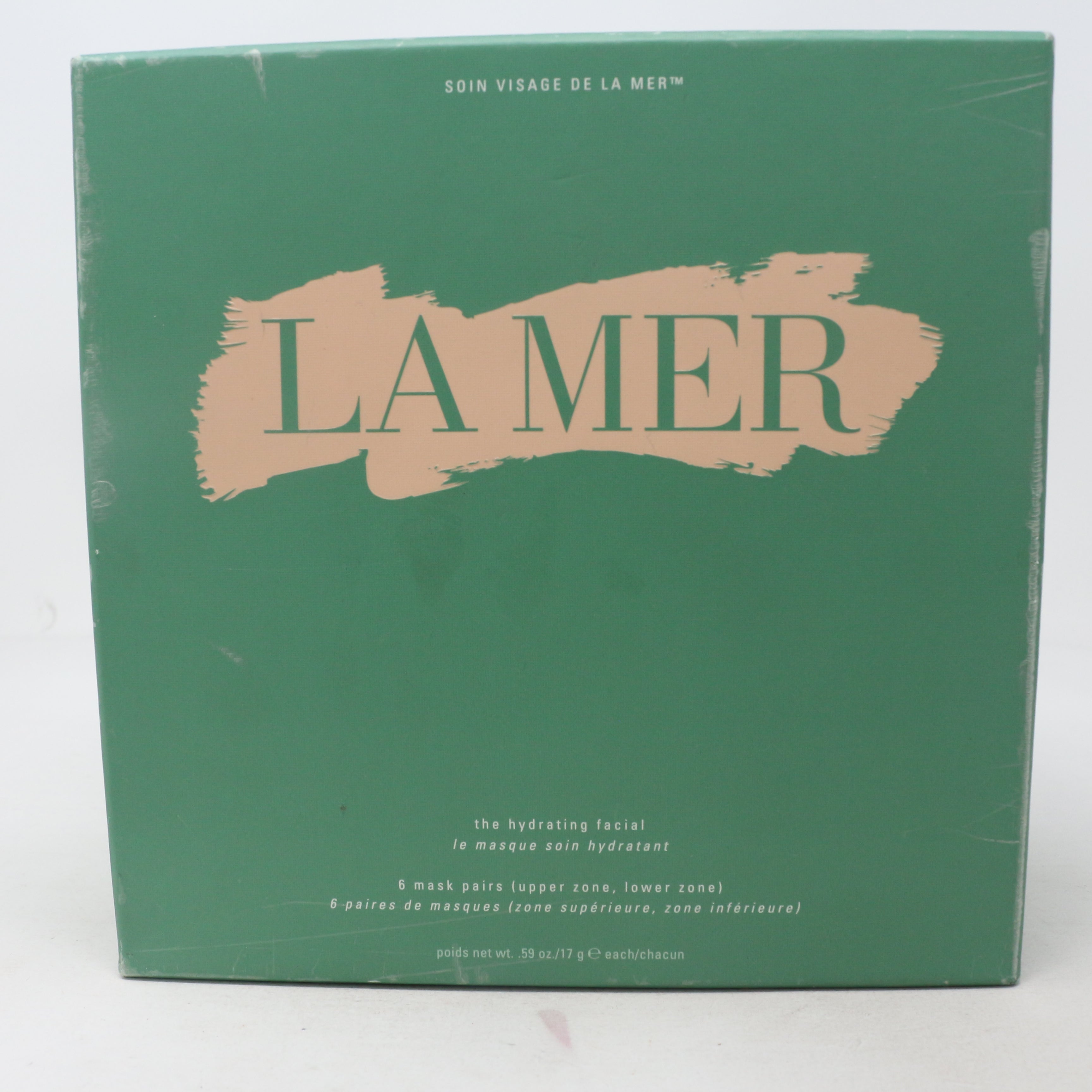 La Mer selling - the hydrating facial (6 mask pairs)