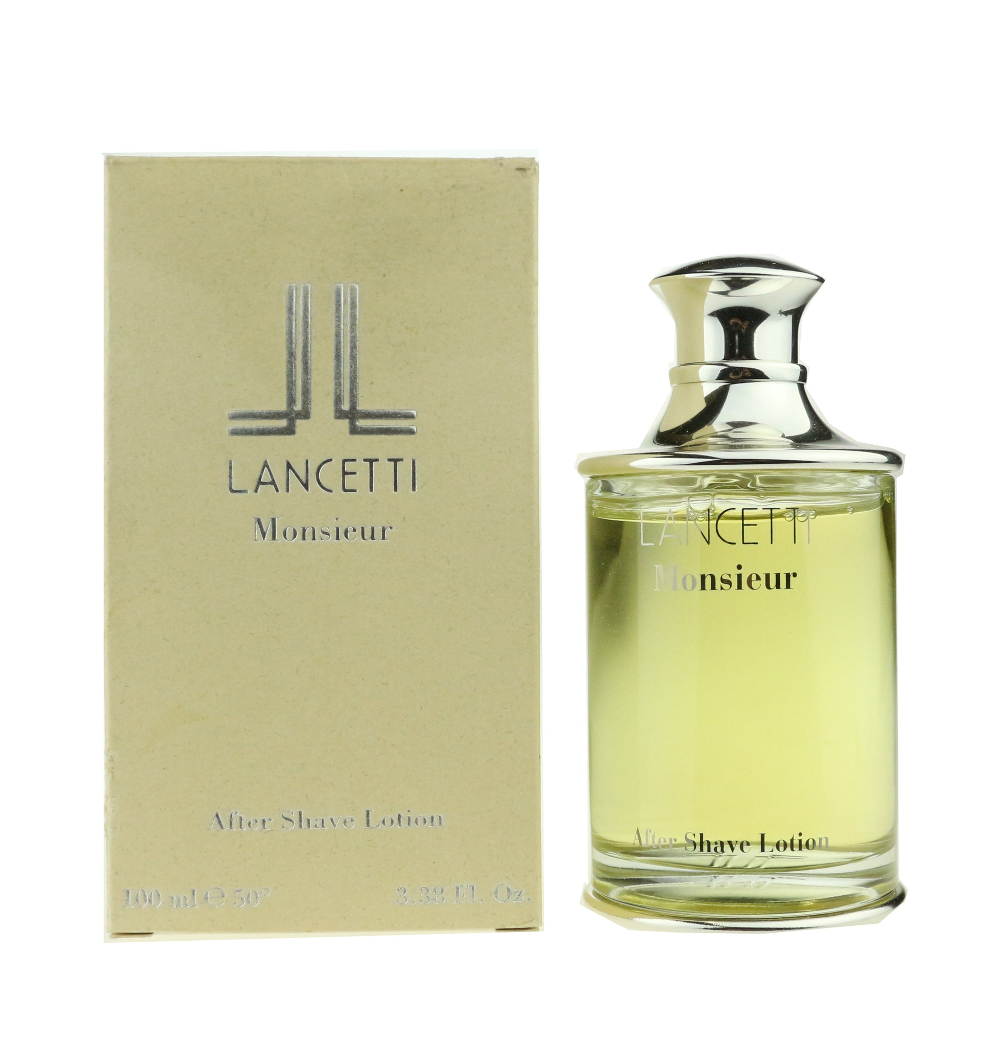 Lancetti Monsieur After Shave Lotion 3.38Oz/100Ml New In Box After Shave 100ml