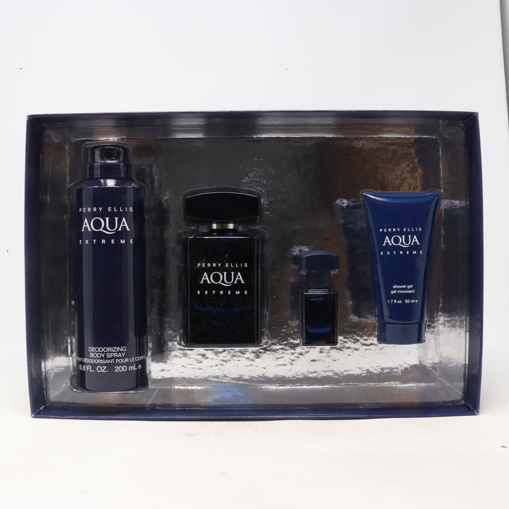 Perry Ellis Aqua Extreme Eau De Toilette 4 Pcs Set