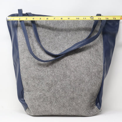 Edl Grey And Blue Tote Bag  / New