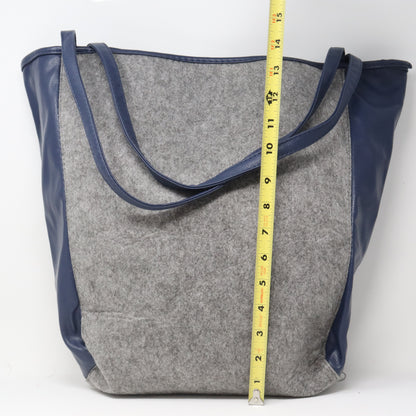 Edl Grey And Blue Tote Bag  / New