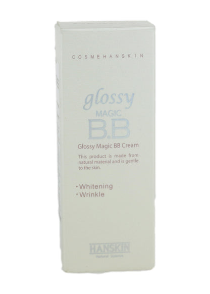 Hanskin Glossy Magic B.B Cream Whitening Wrinkle 1.8oz/35ml New In Box